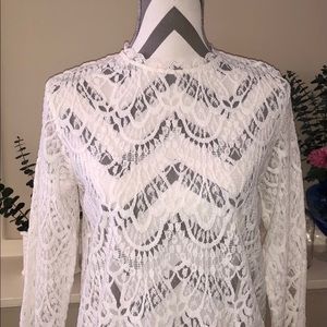 Simple Chic Lace Blouse From Zara